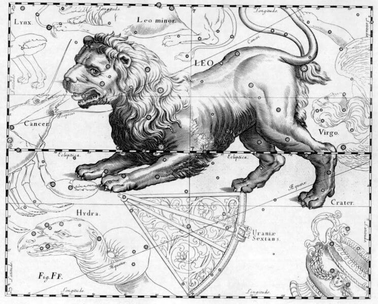 狮子座是占星术黄道十二宫之第五宫